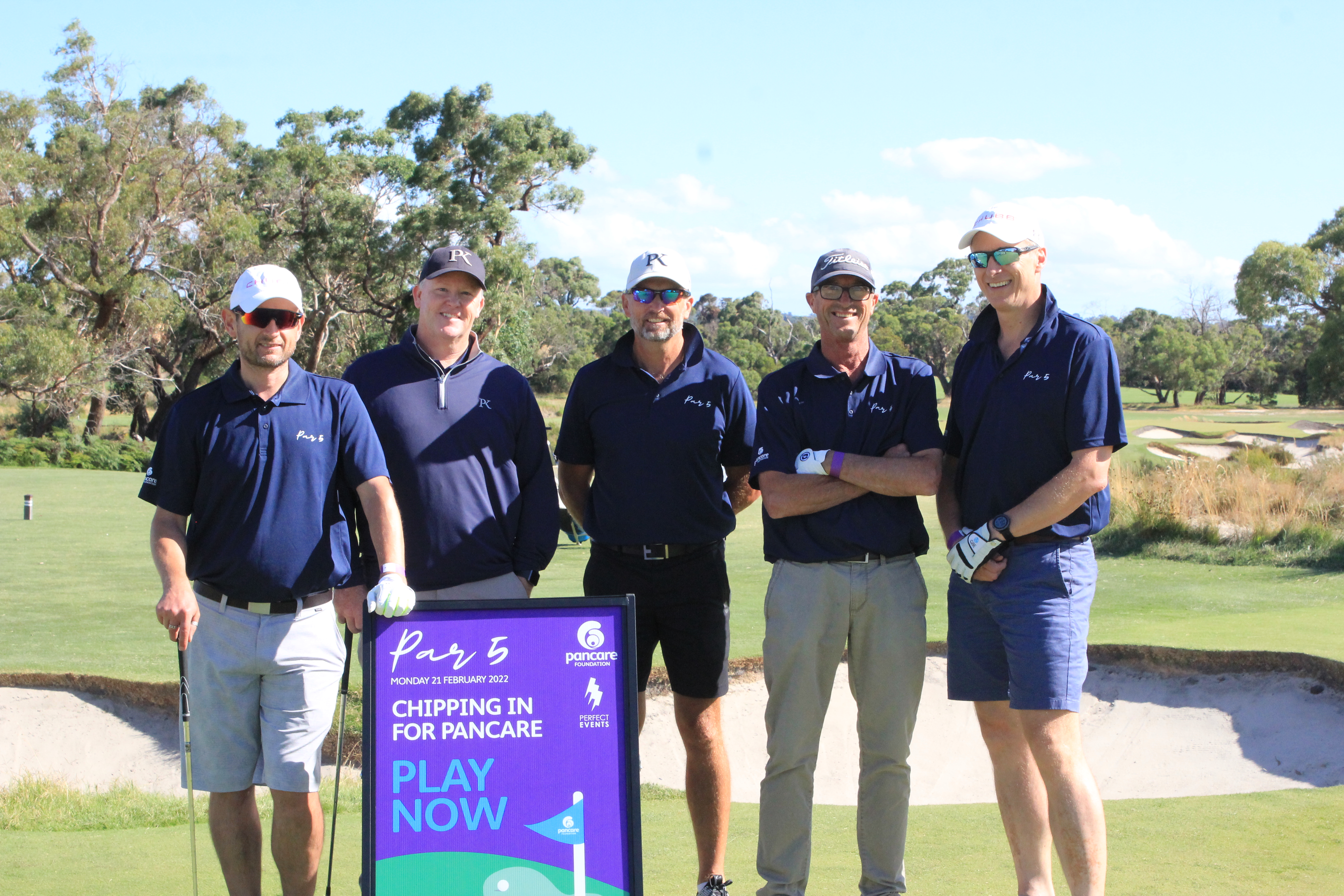 Par 5 members on the golf course